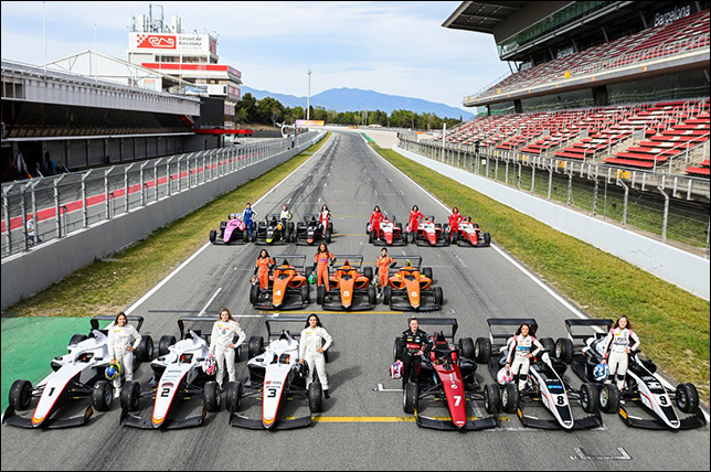 В F1 Academy завершили тесты в Барселоне