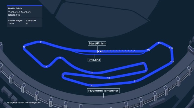 Формула E: Конфигурация берлинской трассы изменена