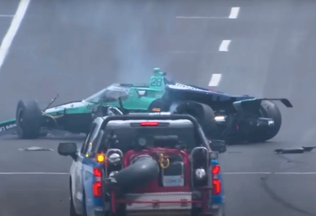 Indy 500: Эриксон попал в серьёзную аварию на тренировке