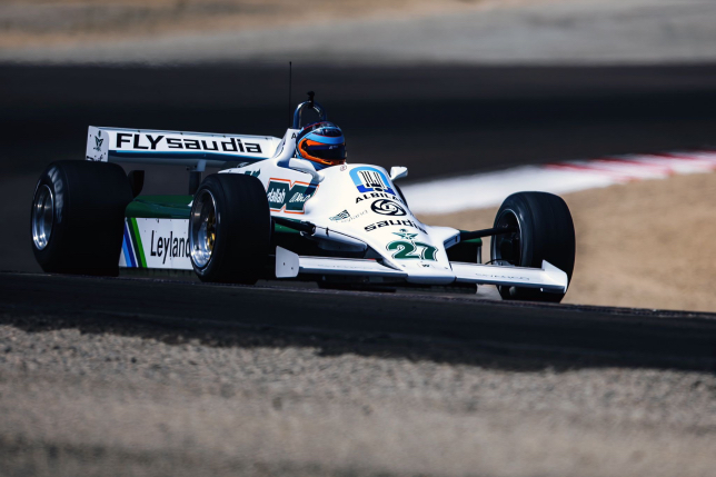 Зак Браун занял 2-е место на Williams FW07B в Калифорнии