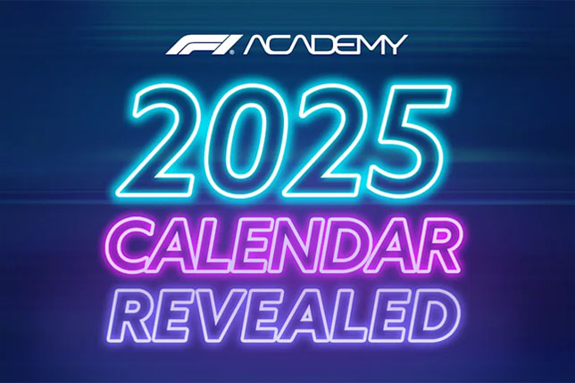 В F1 Academy представили календарь на 2025 год