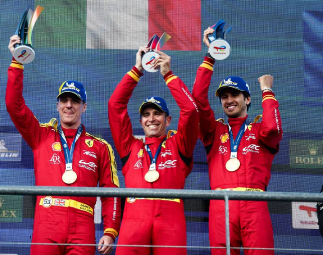 WEC: Победный дубль Ferrari в Спа, Мик Шумахер на подиуме
