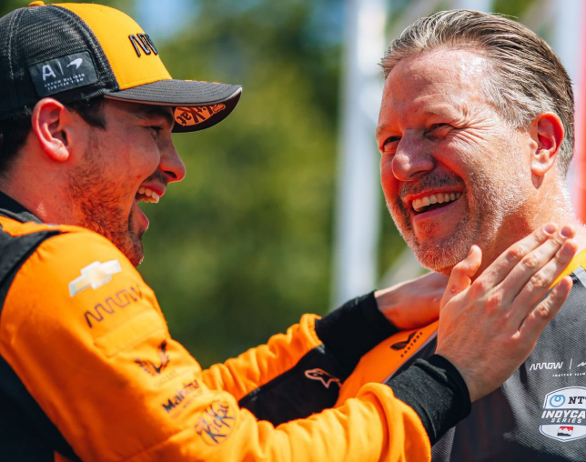IndyCar: Зак Браун поздравил О’Варда с победой в Торонто