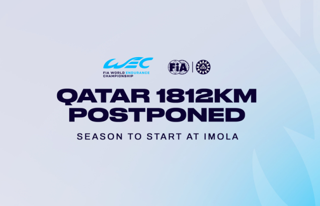 WEC: Гонка в Катаре отложена, сезон стартует в Имоле